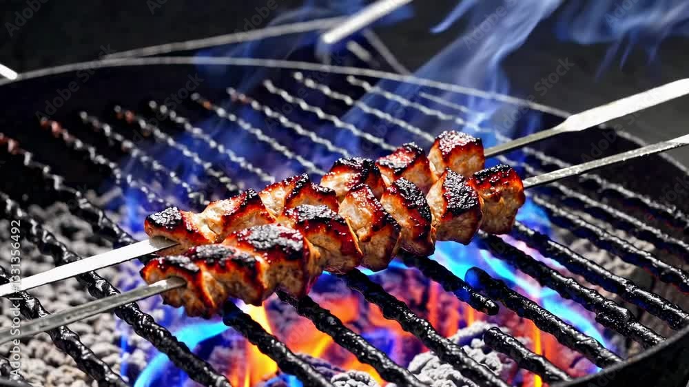 custom made wallpaper toronto digitalThe Grilled Meat Skewers.