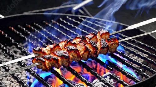 Wallpaper Mural The Grilled Meat Skewers. Torontodigital.ca