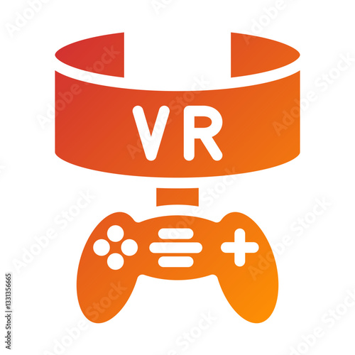 Vector Design Vr Gaming Icon Style