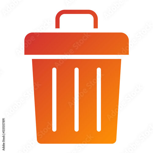Vector Design Trash Icon Style