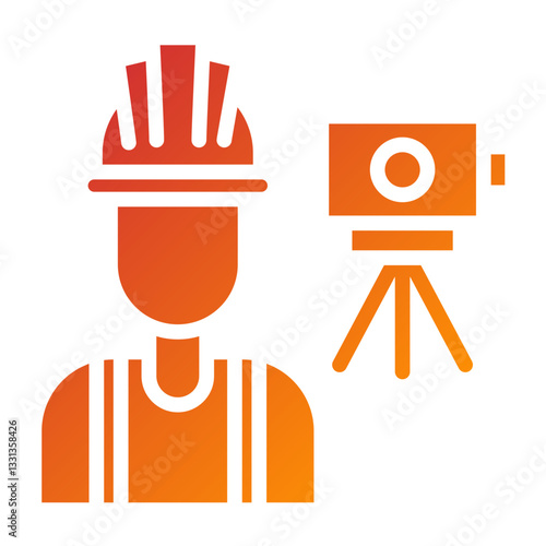 Surveyor Vector Design Icon Style