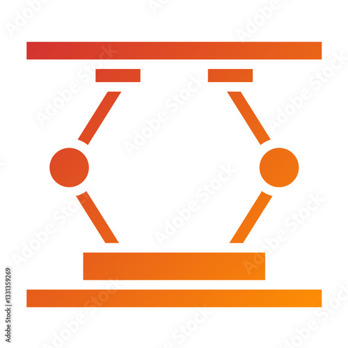 Hydraulic Jack Vector Design Icon Style