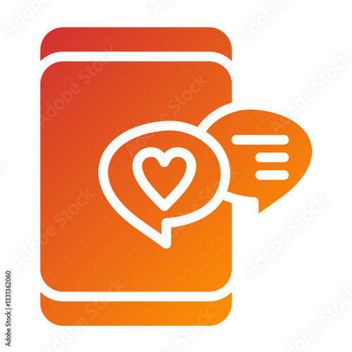 Love Confession Vector Design Icon Style