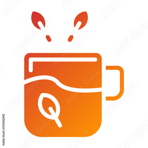 Herbal Tea Vector Design Icon Style