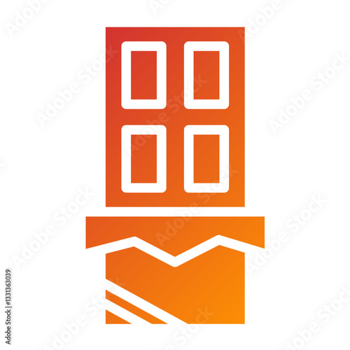 Dark Chocolate Vector Design Icon Style