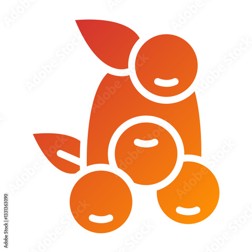Cranberries Vector Design Icon Style
