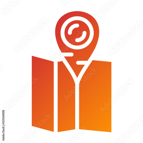 Pinpoint Vector Design Icon Style