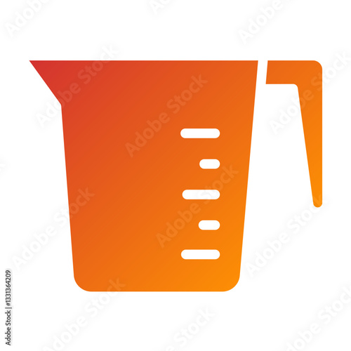 Vector Design Measuring Cup Icon Style