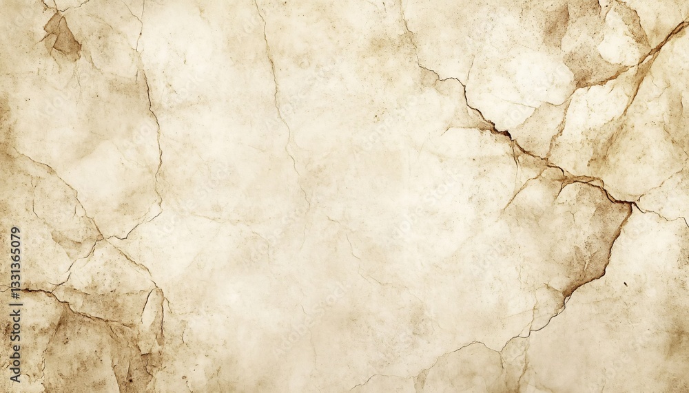 Fototapeta premium Vintage Old Paper Texture with Cracks and Stains Ideal for Backgrounds and Design Projects