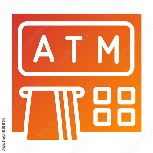 Vector Design Atm Machine Icon Style
