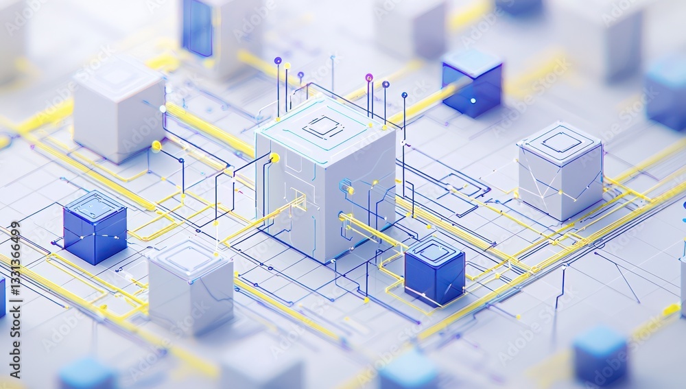 Cube systems in blockchain visualization represent decentralized frameworks. Cube systems in blockchain visualization represent decentralized frameworks.