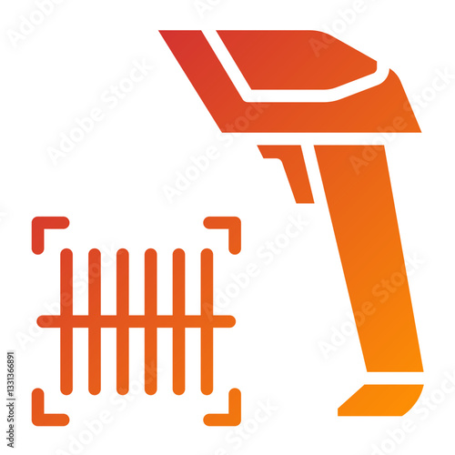Vector Design Barcode Scanner Icon Style