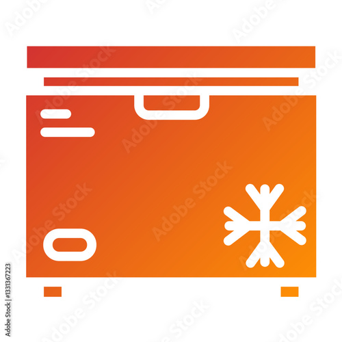 Vector Design Freezer Icon Style