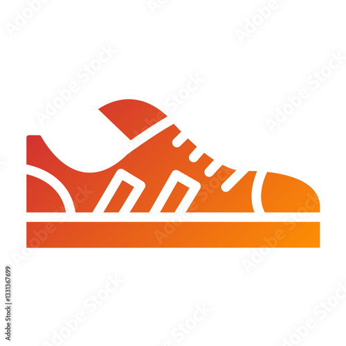 Vector Design Casual Shoes Icon Style