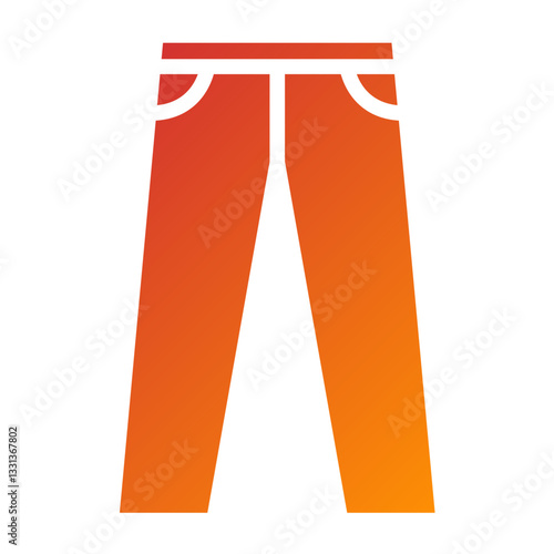 Vector Design Trousers Icon Style