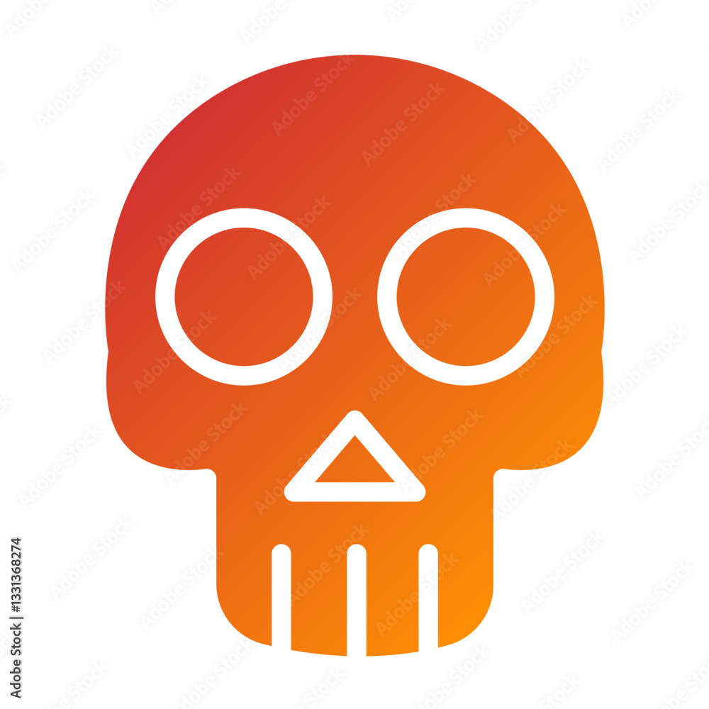 Vector Design Skull Icon Style