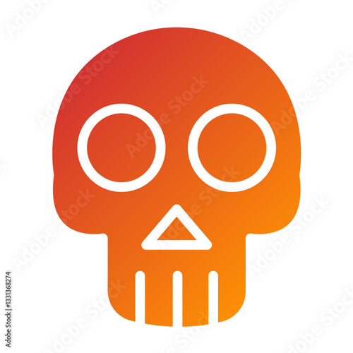 Vector Design Skull Icon Style