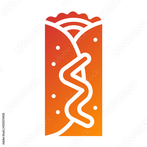 Vector Design Chimichanga Icon Style
