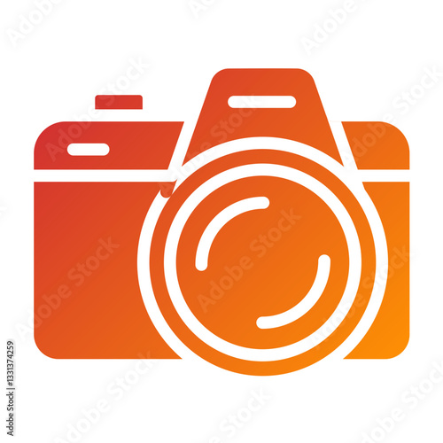 Vector Design Dslr Camera Icon Style