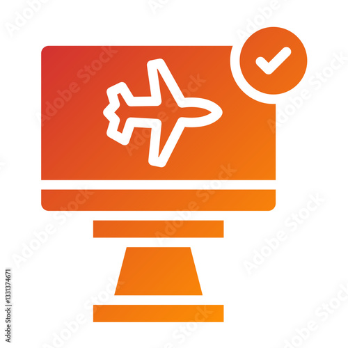 Vector Design Check In Icon Style