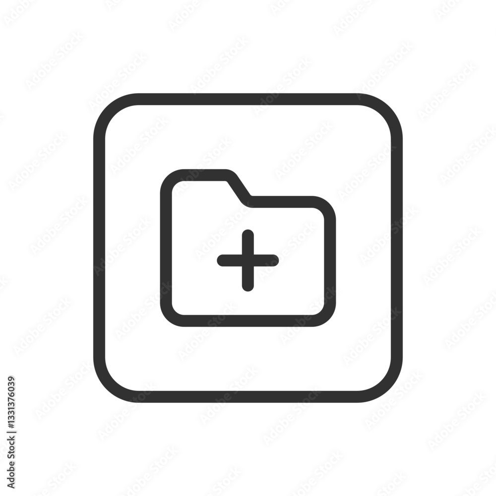 Folder Group Plus Add Icon - Modern Simple Flat Vector for Web and Mobile Folder Group Plus Add Icon - Modern Simple Flat Vector for Web and Mobile