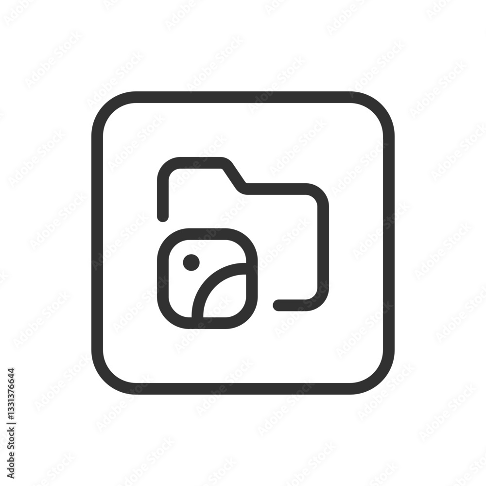 Image Folder Icon - Modern Simple Flat Vector for Web and Mobile Image Folder Icon - Modern Simple Flat Vector for Web and Mobile