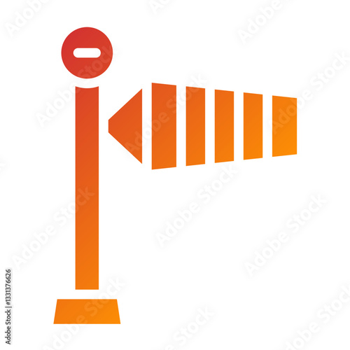 Vector Design Windsock Icon Style