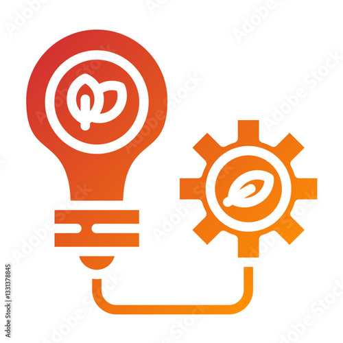 Vector Design Sustainable Energy Icon Style