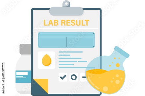Laboratory test results report