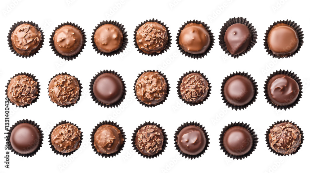 Exquisite Chocolate Truffles: A Decadent Assortment of Sweet Indulgence, Perfect for Gifting and Celebrations, Showcasing Rich Flavors and Textures Exquisite Chocolate Truffles: A Decadent Assortment of Sweet Indulgence, Perfect for Gifting and Celebrations, Showcasing Rich Flavors and Textures