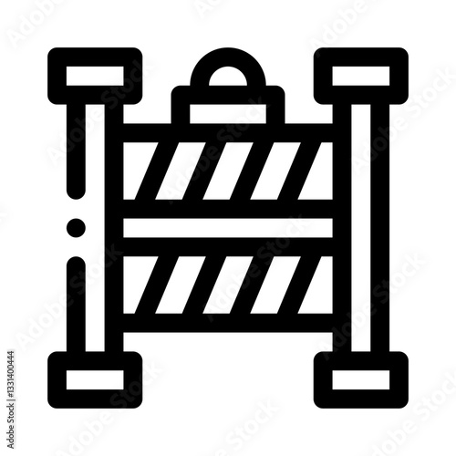 Barrier line icon