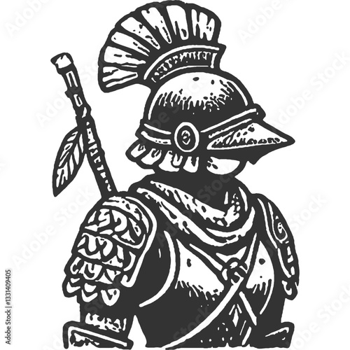 Mad Reign Vintage Illustration Vector
