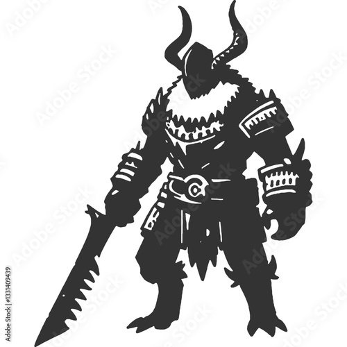 Mad Reign Vintage Illustration Vector