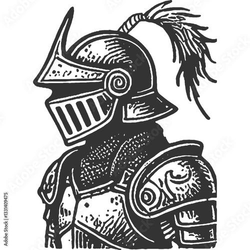 Mad Reign Vintage Illustration Vector