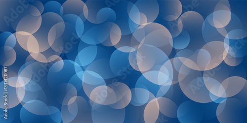 A soft blue abstract background with colorful overlapping translucent circles and gentle gradients. The design creates a visually appealing and versatile backdrop for various creative projects.