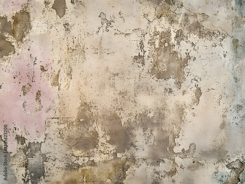 Fototapeta premium Vintage Wall Texture with Weathered and Rustic Patterns