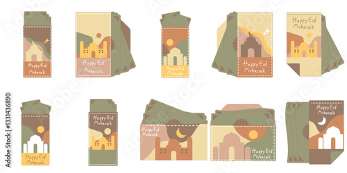 Eid Al Fitr Envelope Illustration