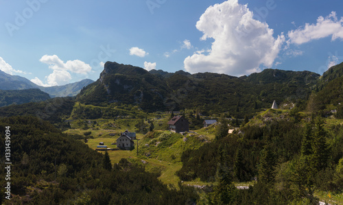 Wallpaper Mural Alpine refuge under Bogatin mountain in Slovenia Torontodigital.ca