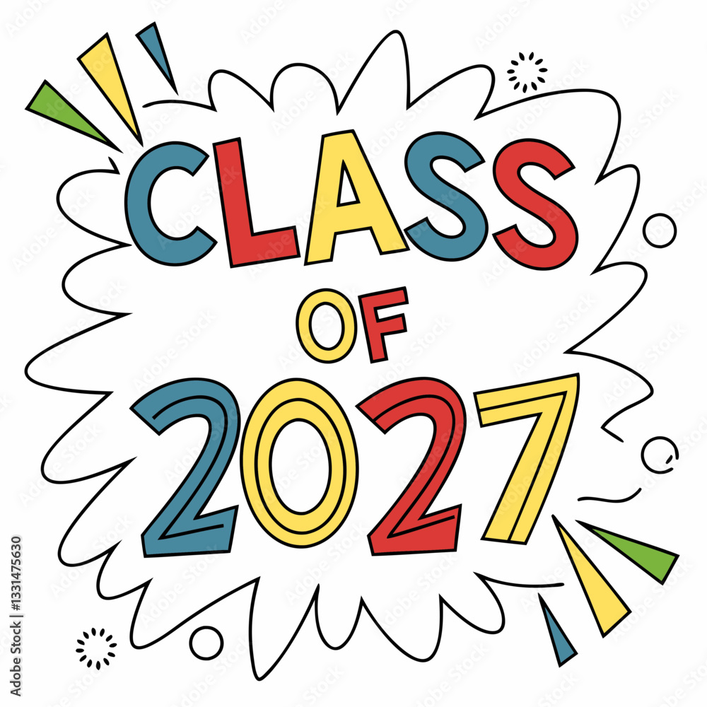 Bold and Bright Class of 2027 Digital Art Bold and Bright Class of 2027 Digital Art