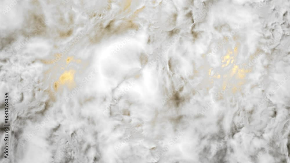 Looping animated white marble texture with golden and dark veins Stock ...