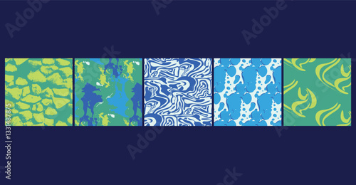 Fluid Marble And  Ink Swirls feature luxurious, flowing textures with dreamy ink movements, making them timeless for home decor, fashion, and branding.