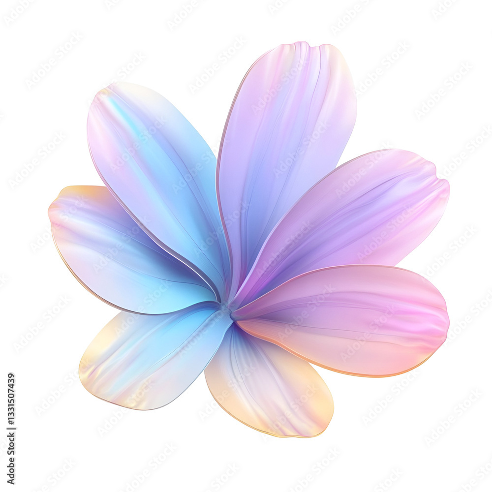 Naklejka premium frangipani flower isolated on white