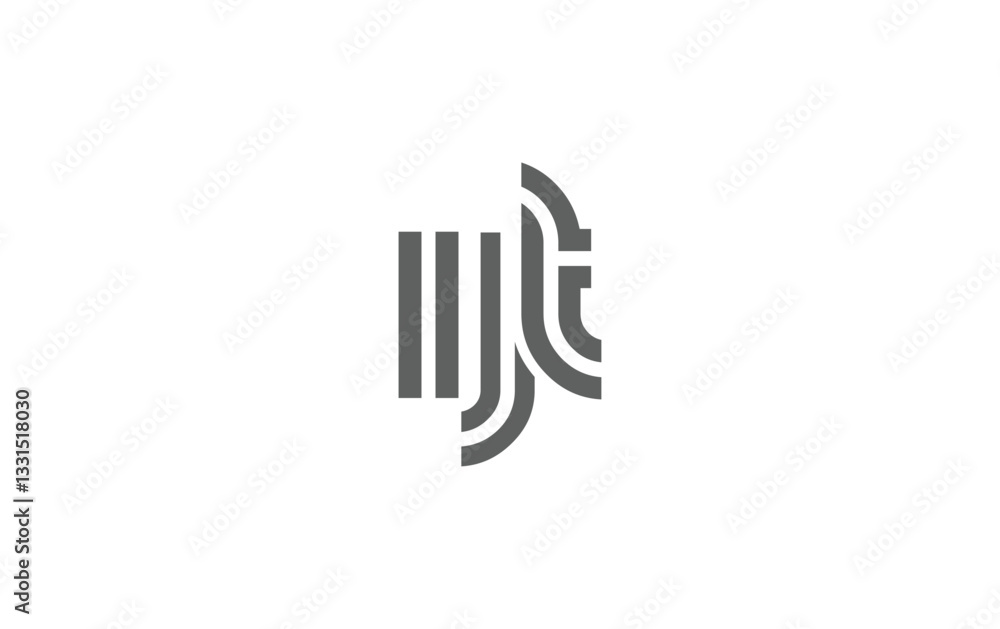 IJT Creative Unique Modern Letter Logo Design. Stylized logo featuring a unique letter design, presenting abstract minimalist aesthetics and modern appeal. IJT Creative Unique Modern Letter Logo Design. Stylized logo featuring a unique letter design, presenting abstract minimalist aesthetics and modern appeal.