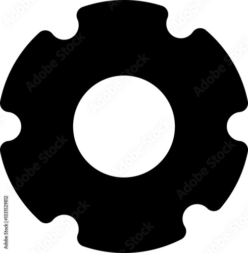 Ícone Minimalista - config, configuração, set, settings, engrenagem,  para Interfaces, Aplicativos, Web, Tecnologia e Design