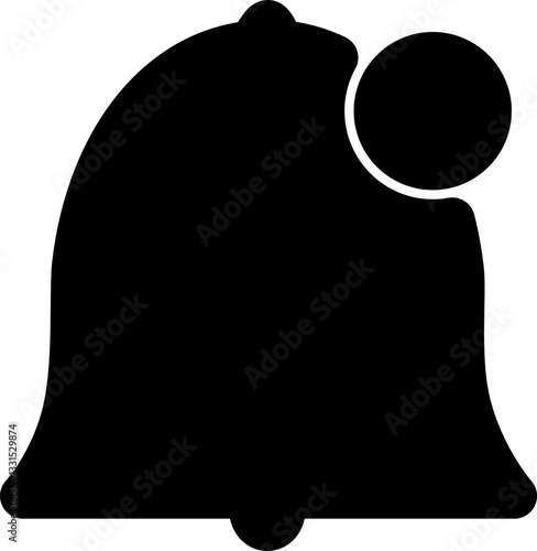 Ícone Minimalista - Bell, notifications, notificação, sino, alerta, para Interfaces, Aplicativos, Web, Tecnologia e Design