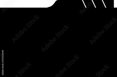 Ícone Minimalista - pasta de arquivos, arquivos, archive, folder, para Interfaces, Aplicativos, Web, Tecnologia e Design