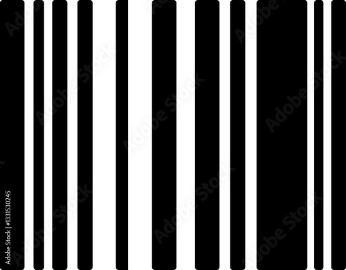 Ícone Minimalista - bar code, code, bar, código, scan, código de barra, para Interfaces, Aplicativos, Web, Tecnologia e Design