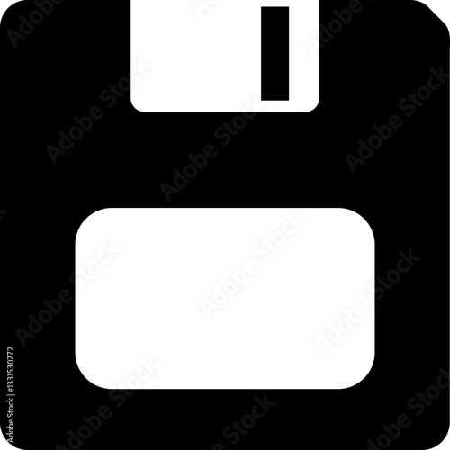 Ícone Minimalista - SAVE, SALVAR, SALVO, DISQUETE, SVG para Interfaces, Aplicativos, Web, Tecnologia e Design