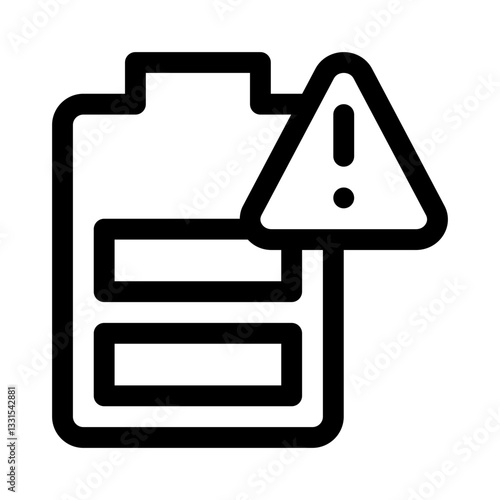 Low battery line icon