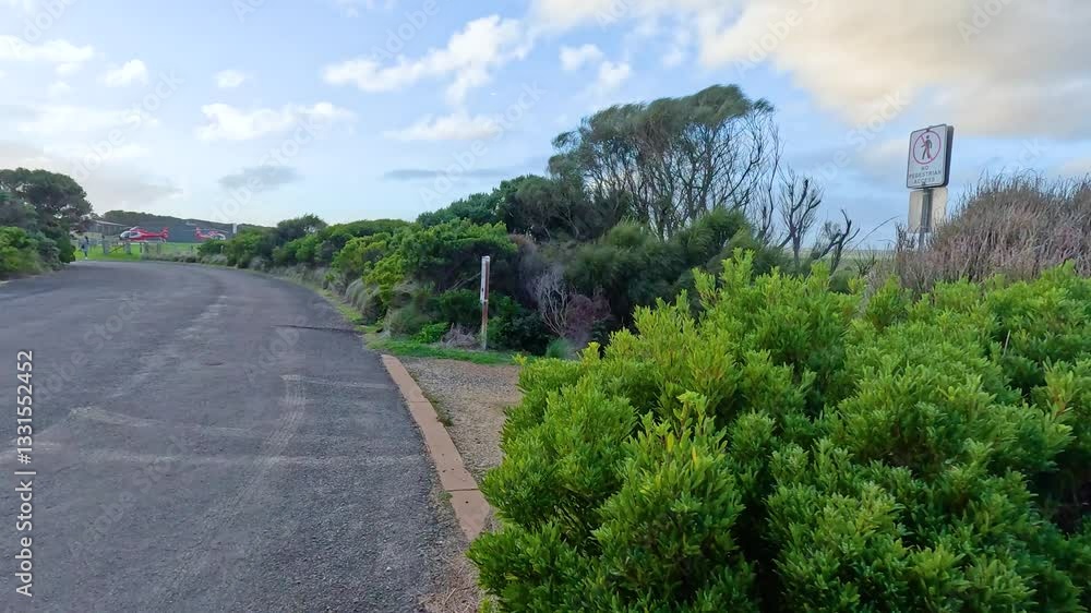 Scenic Roadside View in Australia Scenic Roadside View in Australia